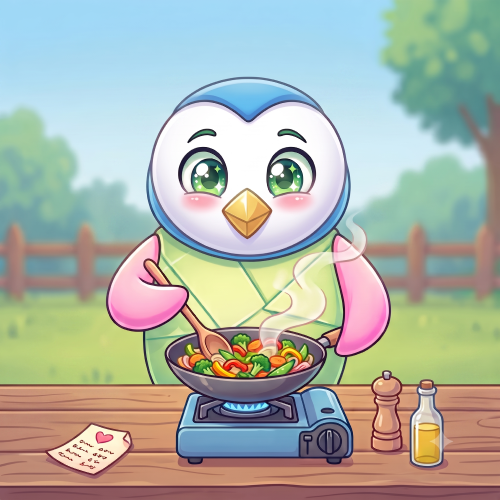 image of Numi the pengiun, NumiEats' mascot